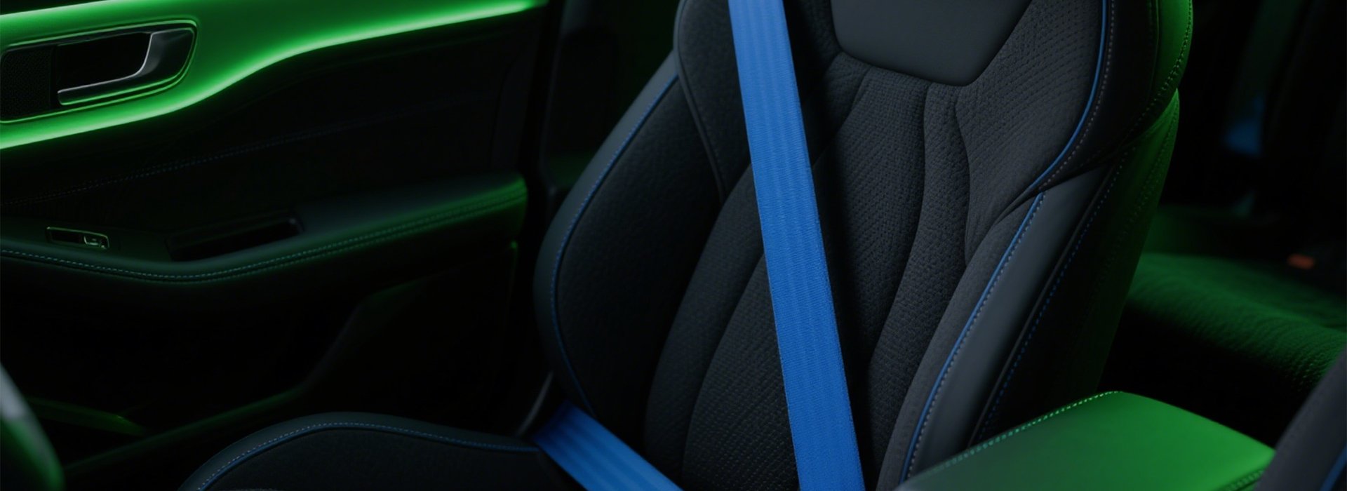Blue Seat Belt