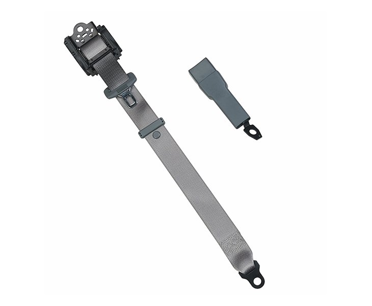 Gray seat belt -2