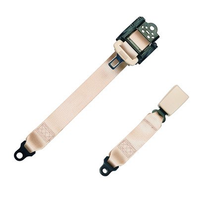 Beige Seat Belt